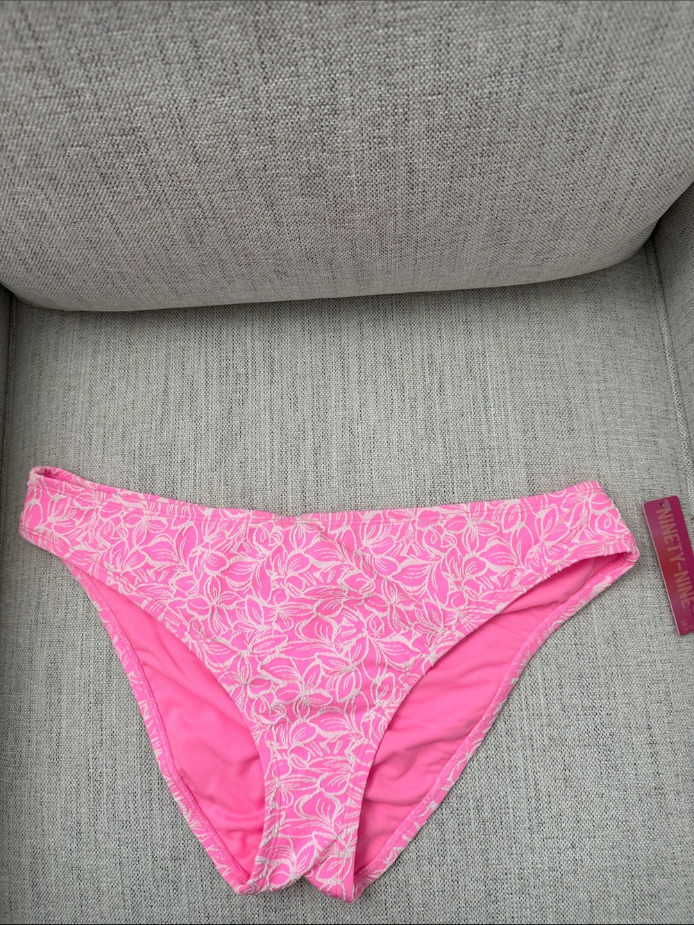 Women’s Pink Floral Bikini Bottoms